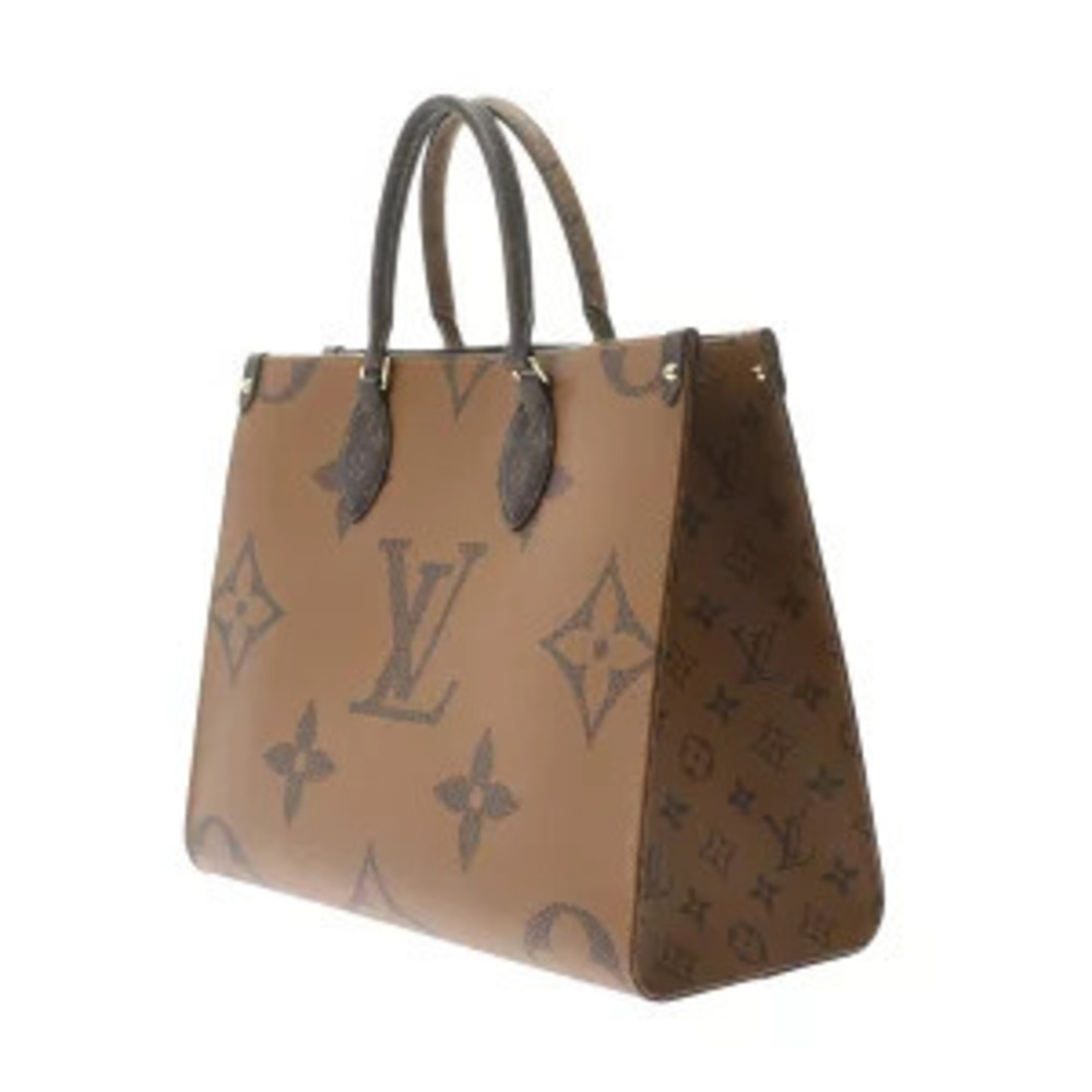 Louis Vuitton Brown Tote Bag Giant OnTheGo Reverse Monogram Canvas